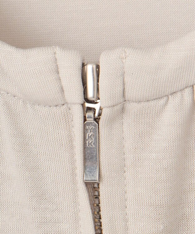 J.PRESS LADIES 【接触冷感・洗える】シアー ブルゾン グレージュ系