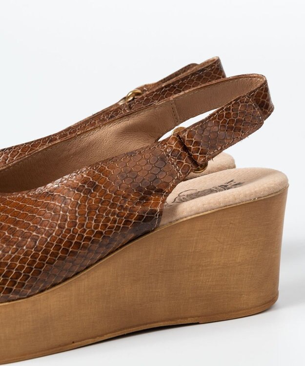 BONTRE 【BONTRE】Vカットサボサンダル ブラウン