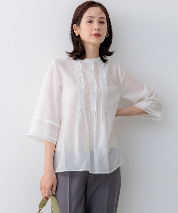 組曲 【先行予約】クラウドローン ブラウス ホワイト系