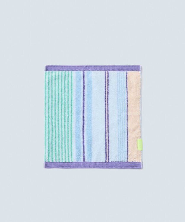 COQ 【SUPER ZERO】STRIPE VIBES ストライプハンドタオル パープル