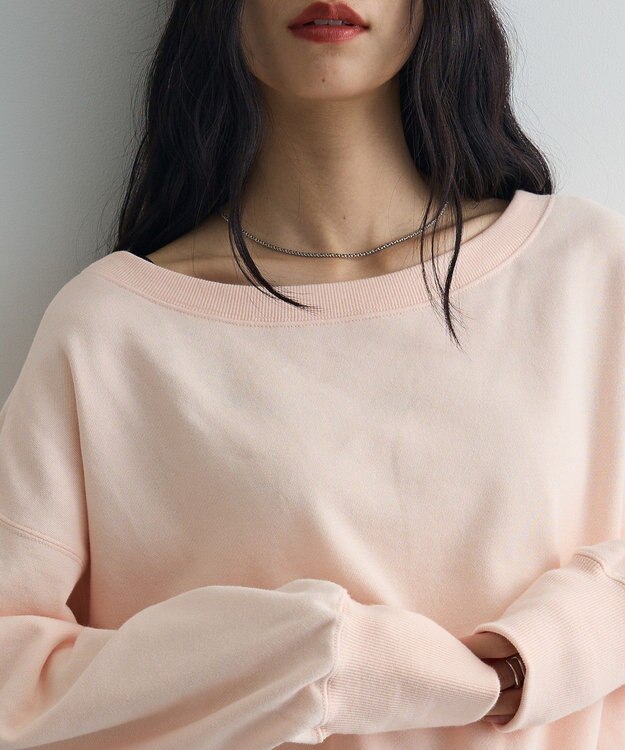 Green Parks オフショルスウェット Pink