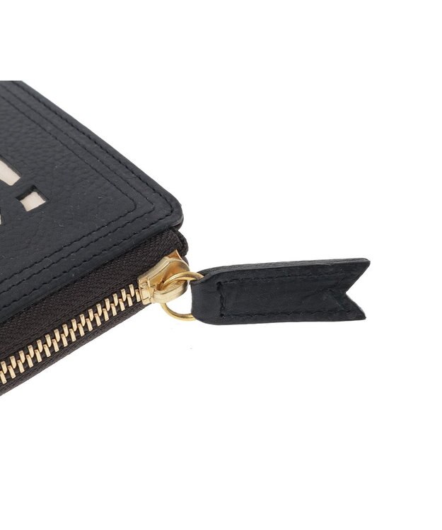 genten 【WEB限定復刻】コメットカットワーク ミニ財布 クロ