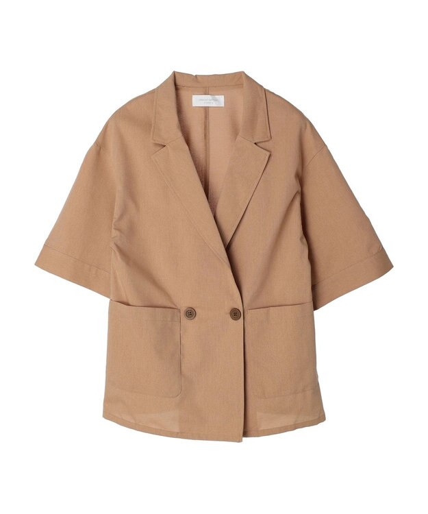 Green Parks シャツジャケット Beige