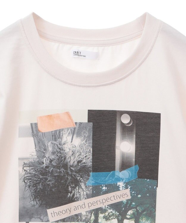 CRAFT STANDARD BOUTIQUE フォトプリントTEE Ivory