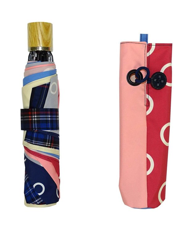 +RING 【プラスリング】【数量限定】レディース向け  折傘55cm MLT T1092 マルチカラー