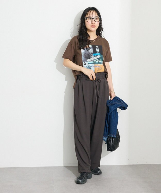 CRAFT STANDARD BOUTIQUE フォトプリントTEE Brown