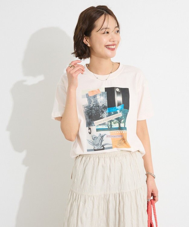 CRAFT STANDARD BOUTIQUE フォトプリントTEE Ivory
