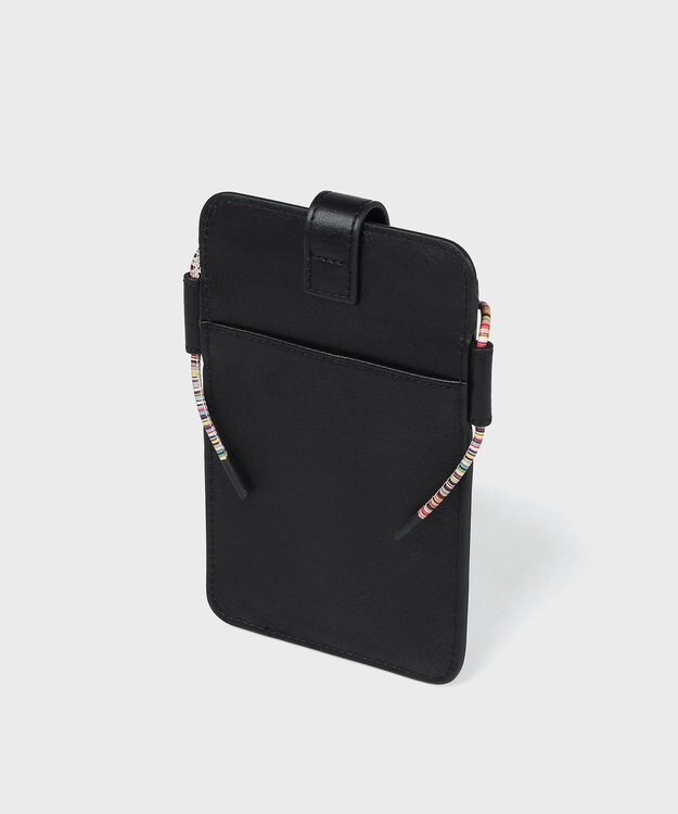 Paul Smith シグネチャーストライプコード フォンポーチ ブラック