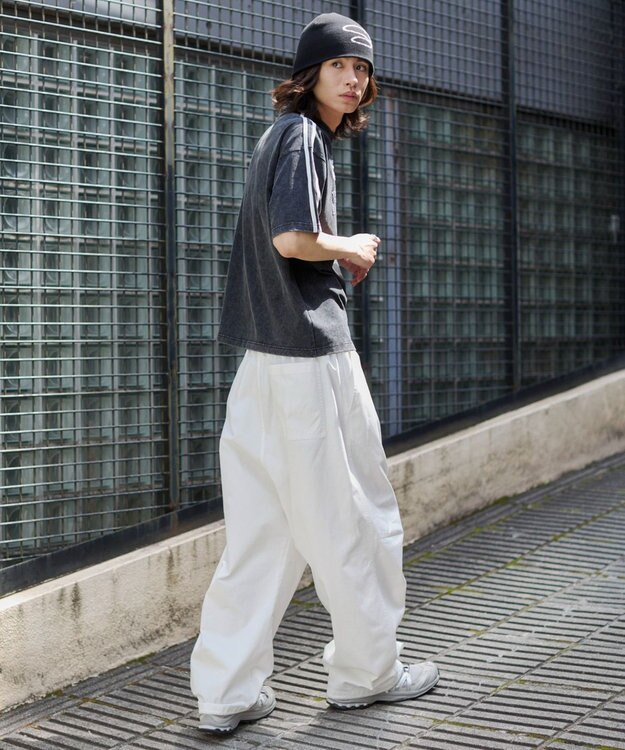 WEGO 【ユニセックス着用ITEM/SMLサイズ展開】イージーサーカスパンツ ホワイト