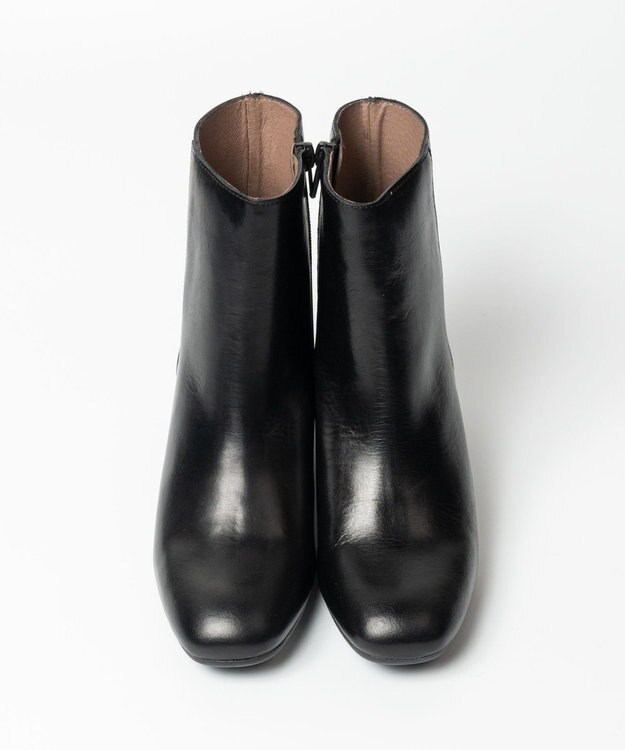 BONTRE 【BONTRE/ボントレ】スクエアショートブーツ ブラック/コンビ