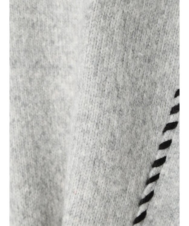 CRAFT STANDARD BOUTIQUE ハンドステッチニットプルオーバー Gray Mixture