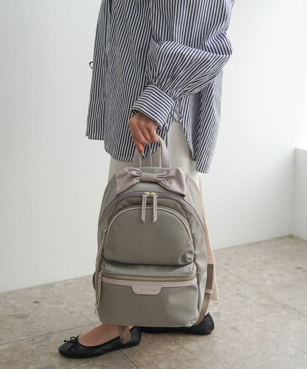 ACE BAGS & LUGGAGE Jewelna Rose プリモ・リュックサック A4ジャストサイズ 16195 ジュエルナローズ グレージュ