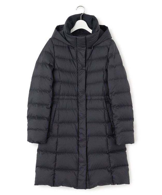 23区 L 【VERY掲載/新色追加】シレータフタ ロング ダウンコート ネイビー系