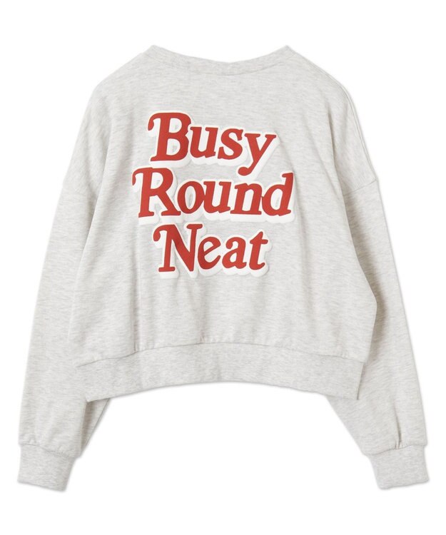 WEGO フォームプリントロゴスウェット ライトグレー