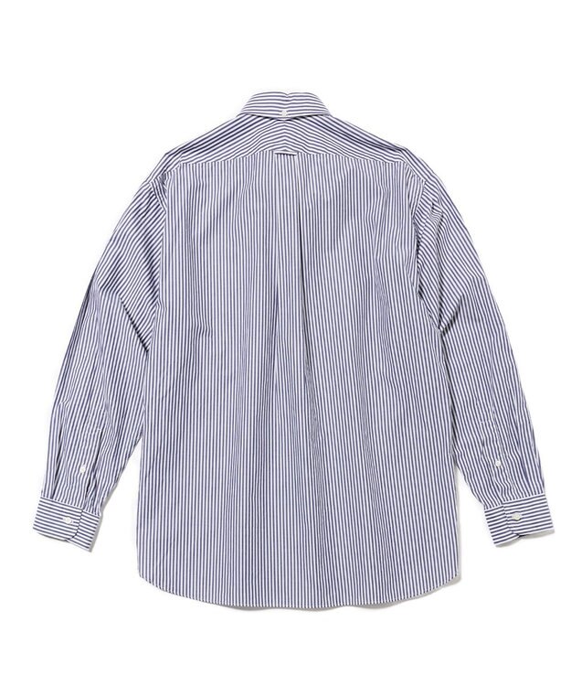 J.PRESS MEN 【J.PRESS ORIGINALS】【UNISEX】Cotton Broad Cloth Shirt / B.D. / Baggy-Fit ネイビー系1