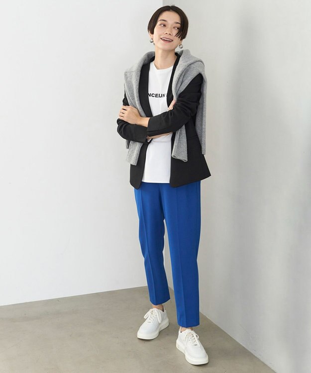 UNFILO ウールカシミヤ ハイネックニット グレー