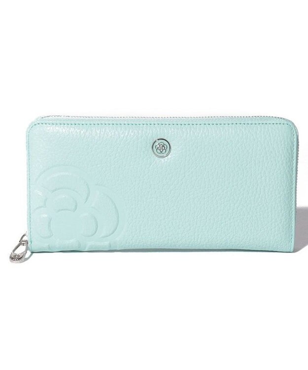 CLATHAS ラデュレII ラウンドファスナー長財布 ペールブルー