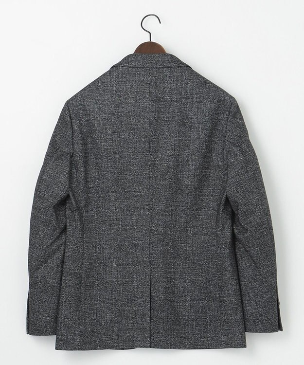 JOSEPH ABBOUD 【キングサイズ・ストレッチ】フランネルジャージ ジャケット ブラック系