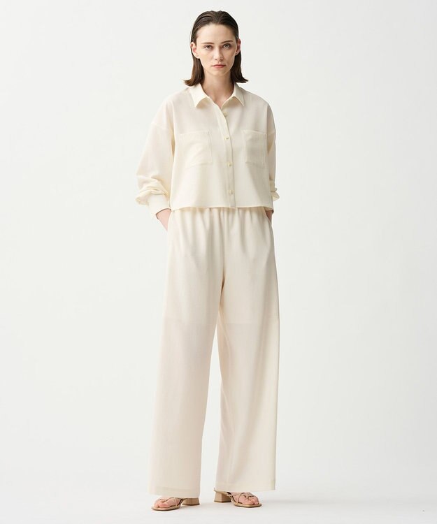 uncrave 新色追加！ドライタッチトロ ショートシャツ エクリュ