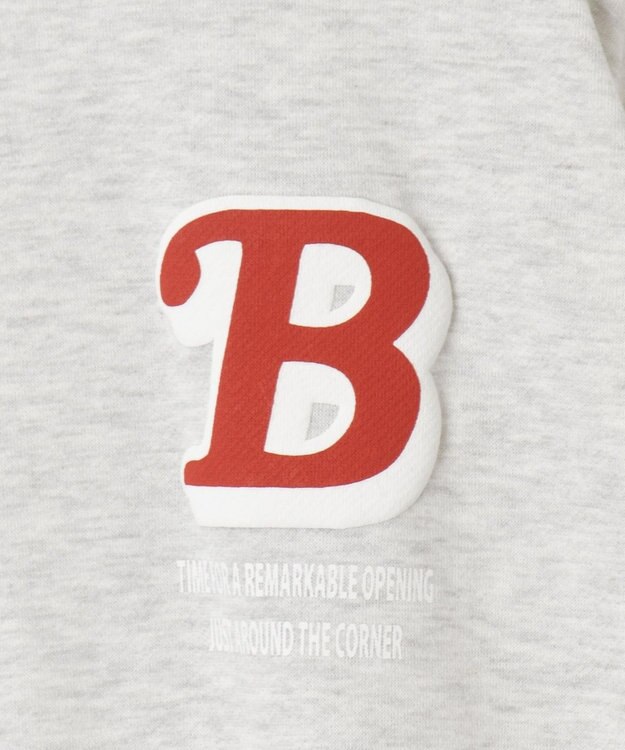 WEGO フォームプリントロゴスウェット ライトグレー