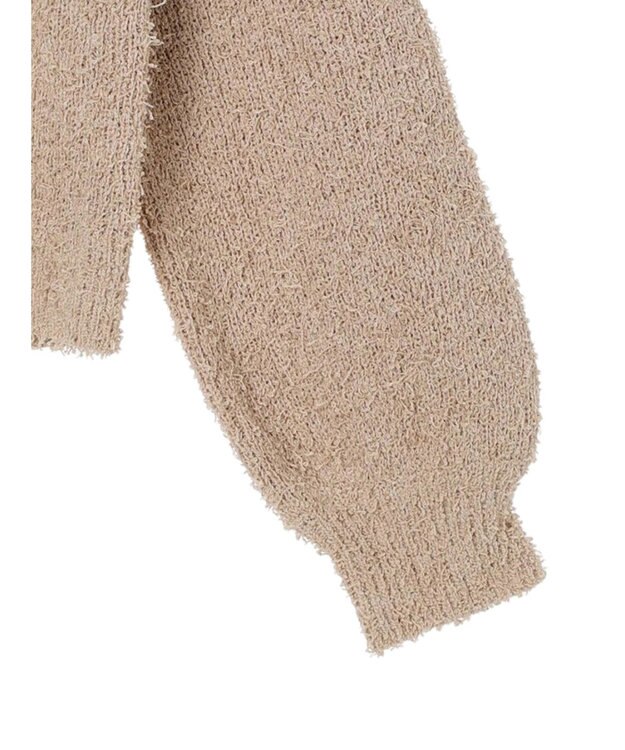 earth music&ecology カールヤーンカーディガン Beige