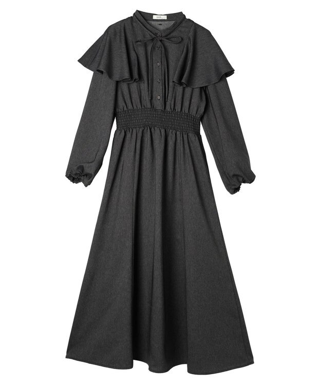 earth music&ecology デニムライクワンピース Black