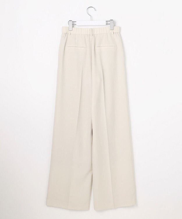 自由区 S 【セットアップ対応】テクスチャードスーツストレートワイド パンツ フラックス