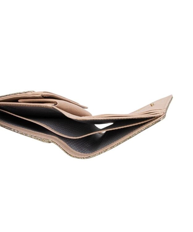 LANVIN en Bleu メラニー 二つ折りBOX財布 ピンクベージュ