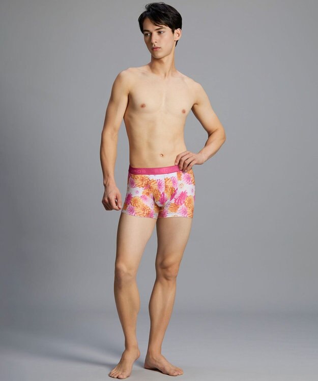 WACOAL MEN ボクサーパンツ 【ハナコトバパンツ】 フロント快適設計 肌あたり軽減設計 誕生日 記念日 前閉じ 下着 メンズ GT3221 /ブロス バイ ワコールメン ピンク