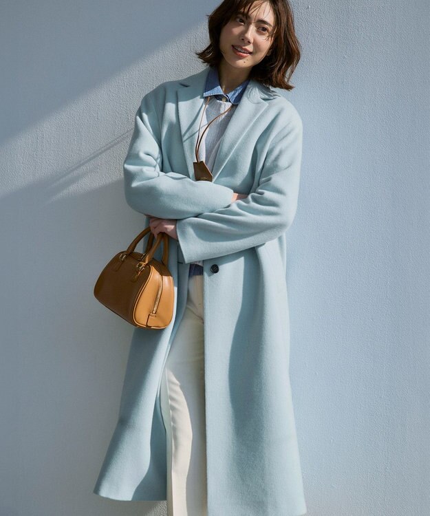 23区 【先行予約】ライトダンガリー デニムショートシャツ ターコイズブルー系