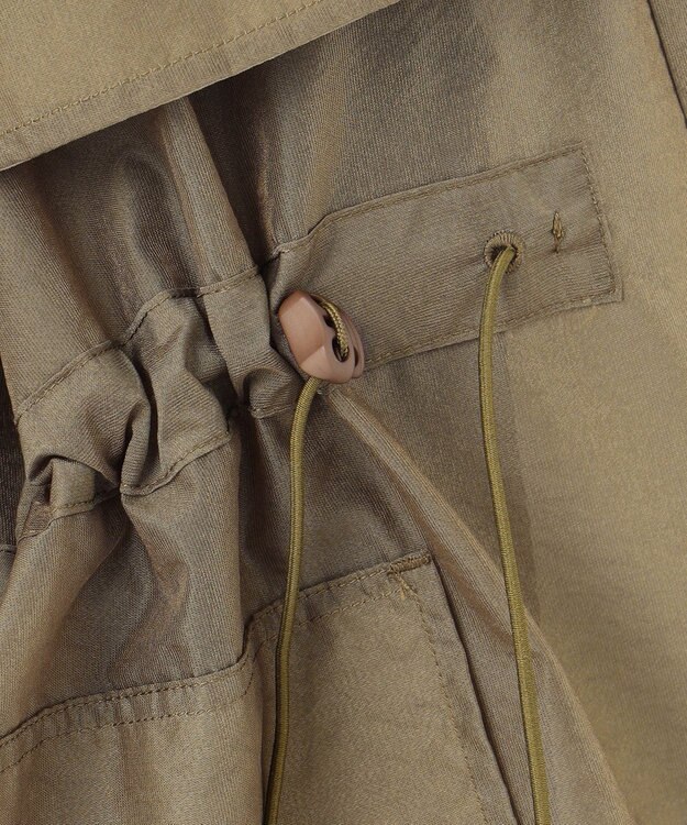 uncrave シアーオーガンジー ミリタリーブルゾン カーキベージュ