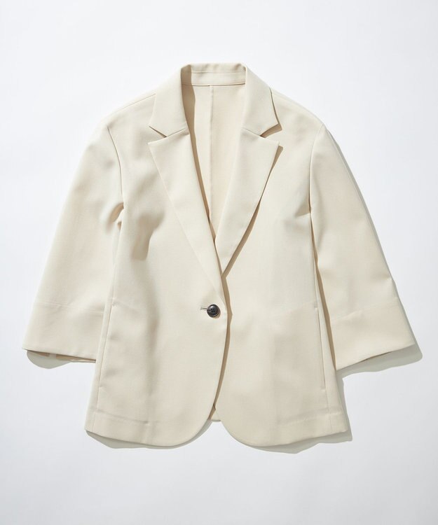 組曲 オシャクロス テーラードジャケット サンドベージュ系