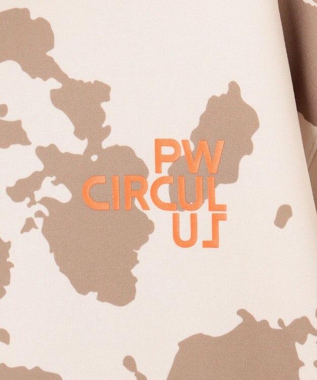 PW CIRCULUS 【WOMEN】ピント柄 ハーフジップ スウェット ベージュ系5