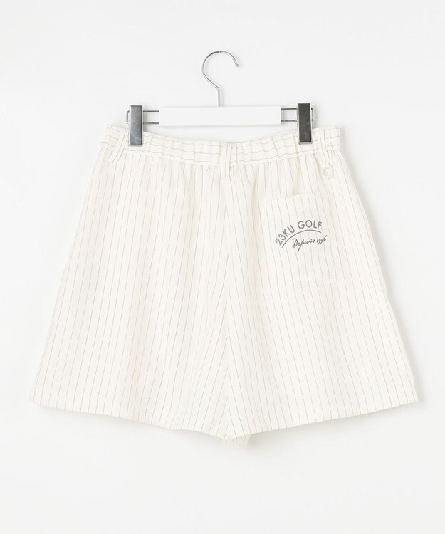 23区GOLF 【WOMEN】トリコットジャージ キュロットスカート ホワイト系2