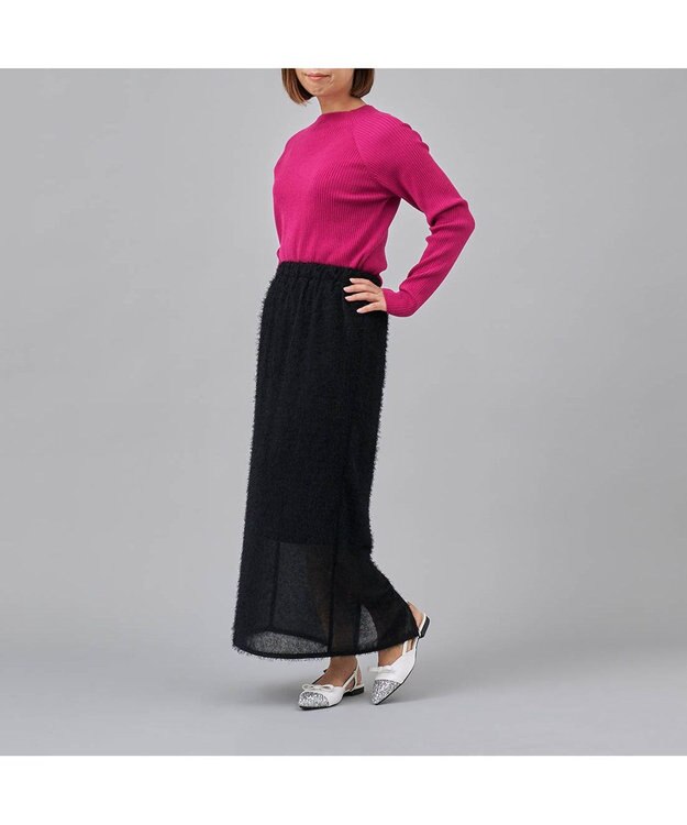 MODE ET JACOMO <carino>グリッターコンビフラットシューズ ホワイトコンビ