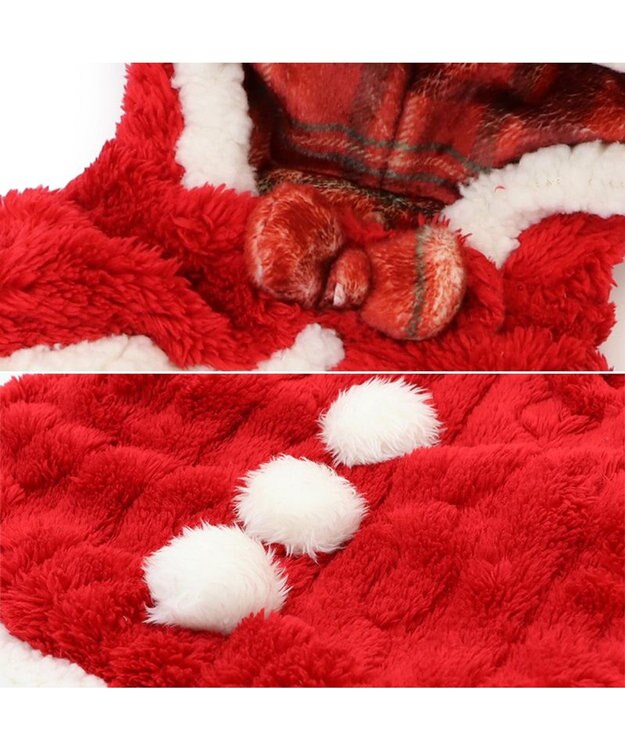 PET PARADISE ペットパラダイス サンタ ポンチョ 小型犬 サンタ