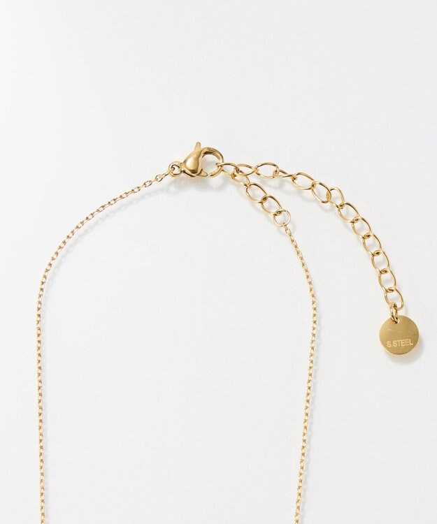 Phoebe 〈金属アレルギー対応〉メタリックホースシューネックレス　ゴールド　ステンレス/馬蹄/蹄鉄/ラッキーモチーフ/ギフト/プレゼント/大ぶり ゴールド