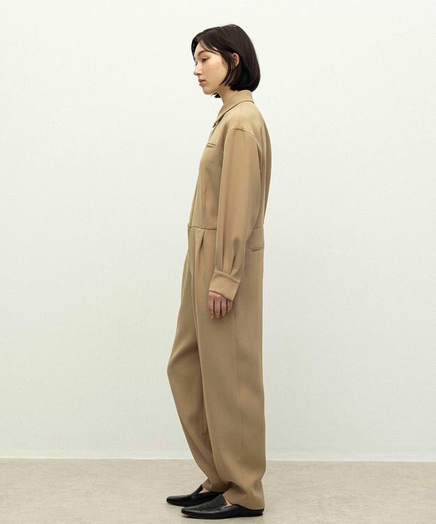 NAVE ウォッシャブルツイル ジャンプスーツ キャメル系