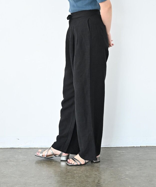 Pointer 日本製 本革ラインストラップサンダル スチール