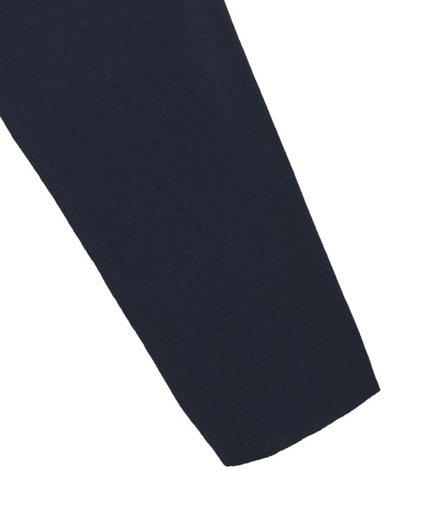 earth music&ecology ダブルジップロゴニットプルオーバー Navy