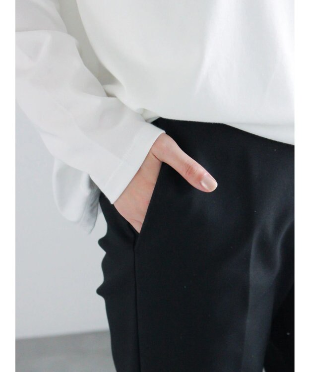 Te chichi ストレッチテーパードパンツ ブラック