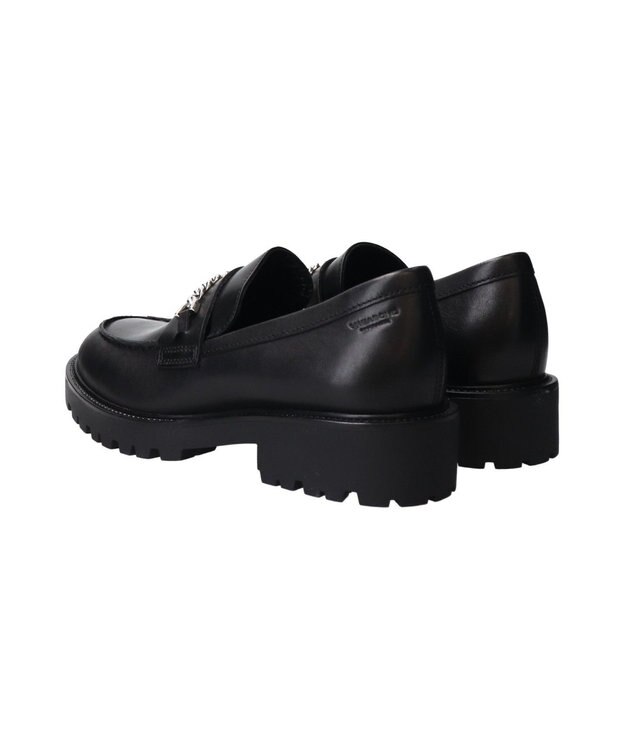 INTER-CHAUSSURES 【VAGABOND】ラウンドトウチェーンローファー ブラック