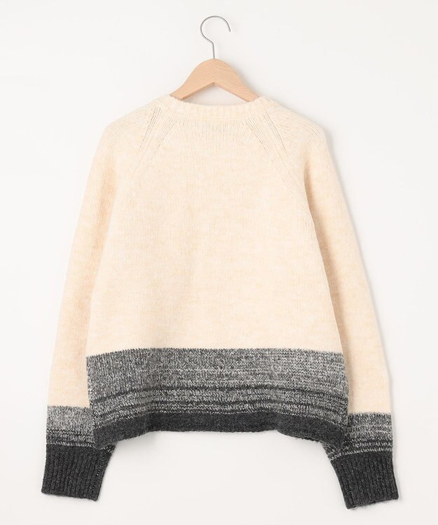 SHARE PARK LADIES 【洗える】グラデーションニット ベージュ系