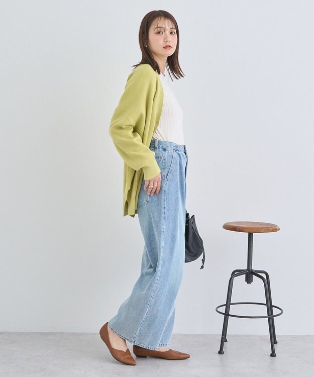 earth music&ecology ぽこぽこプルオーバー Ivory