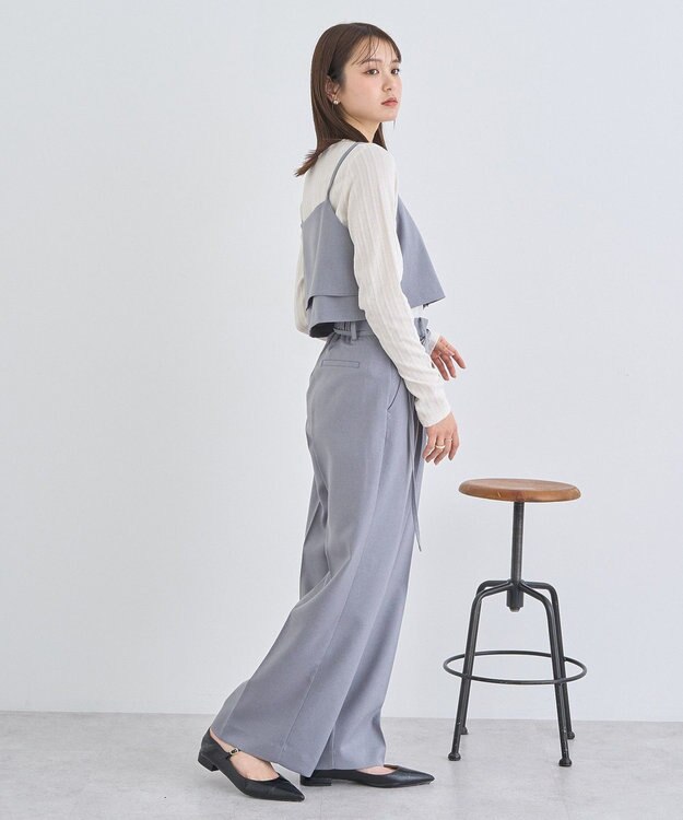 earth music&ecology ぽこぽこプルオーバー Ivory