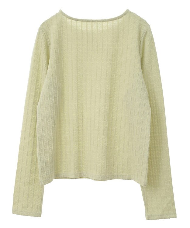 earth music&ecology ぽこぽこプルオーバー Mint