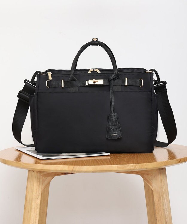 style code 【ナイロン４WAY仕様】ショルダー　リュック　PC収納可能 BLK/GLD7691