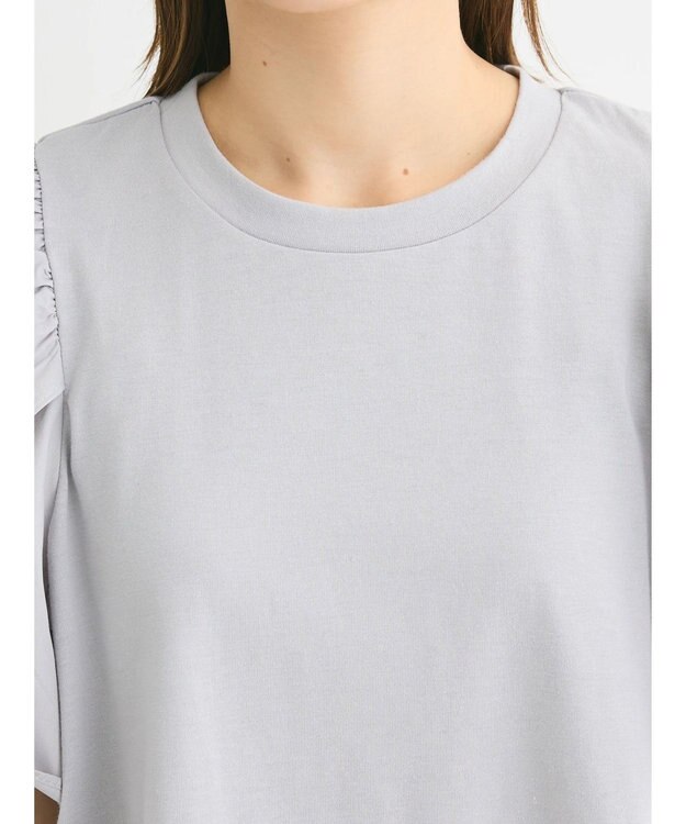 Green Parks ・ＳＵＧＡＲ　ＳＰＯＯＮ　チューリップスリーブＴＥＥ Light Gray