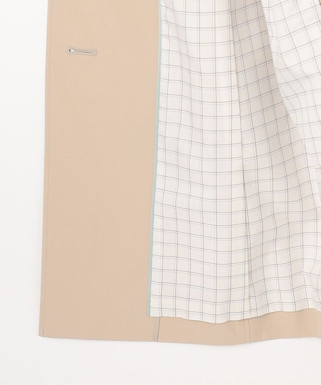 J.PRESS LADIES ドライストレッチ ロング ステンカラー コート ベージュ系