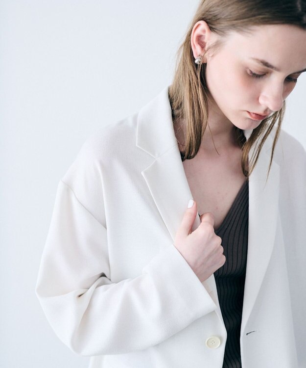 uncrave リネンライクツイル ジャケット オフ